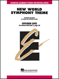 New World Symphony-Theme Orchestra sheet music cover Thumbnail